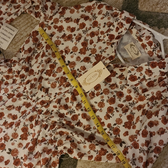 Joyfolie Boutique Women's Dress Aeron Floral S - Picture 7 of 8